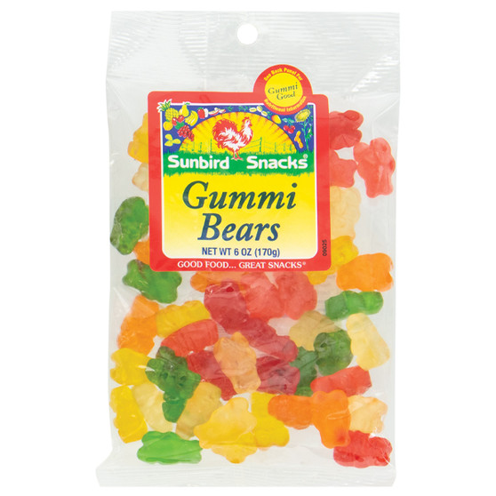 Sunbird Snacks - Gummi Bears - 12ct Box