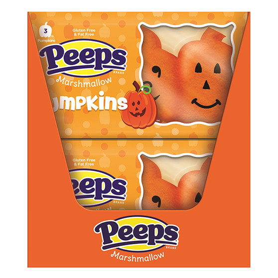 Peeps Marshmallow Pumpkins - 24ct Display Box