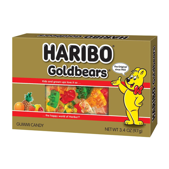 Theater Box Candy - Haribo Goldbears - 12ct Display Box