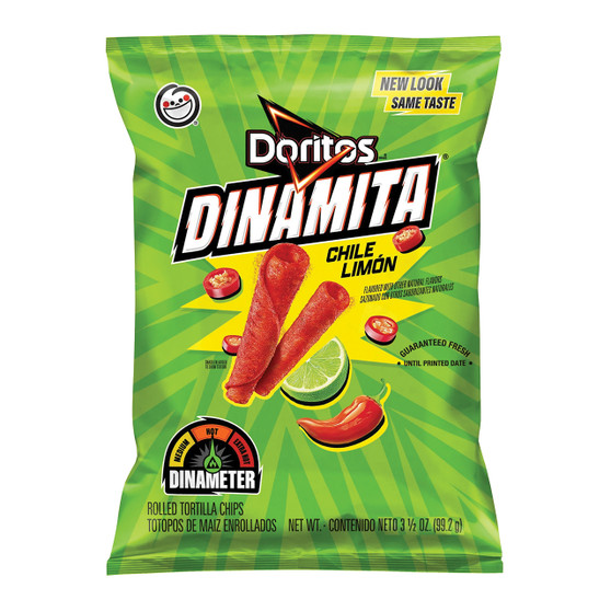 Doritos Dinamita Chile Limon - 3.5 Ounce Bags - 6ct Box