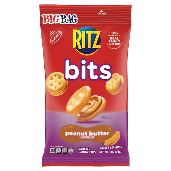 Ritz Bits Peanut Butter Cracker Sandwiches - Big Bag - 6ct