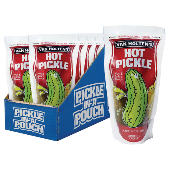 Van Holten's Jumbo Pickles - Hot & Spicy - 12ct Display Box