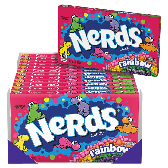 Theater Box Candy - Nerds Rainbow - 12ct Display Box