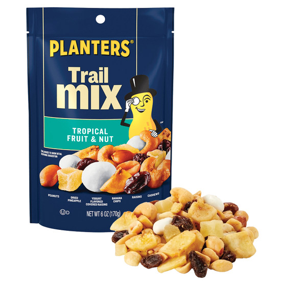 Planters Trail Mix - Tropical Fruit & Nut - 12ct Box