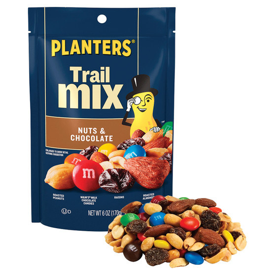 Planters Trail Mix - Nuts & Chocolate - 12ct Box