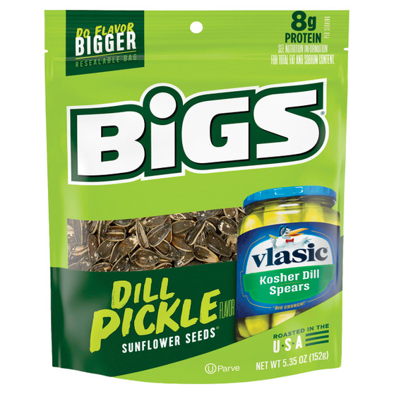 BIGS Dill Pickle-Flavored Sunflower Seeds - 12ct Display Box