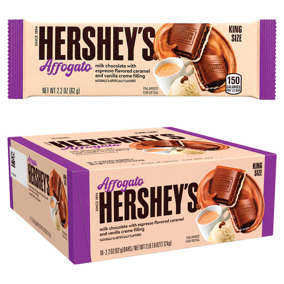 Hershey's King Size Affogato Chocolate Bar - 18ct Display Box