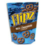 Flipz Covered Pretzels - Milk Chocolate - 5 Ounce Bags - 6ct Box