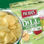 Herr's Dill Pickle Ripple Potato Chips - 2.5 Ounce Bags - 12ct Box 1