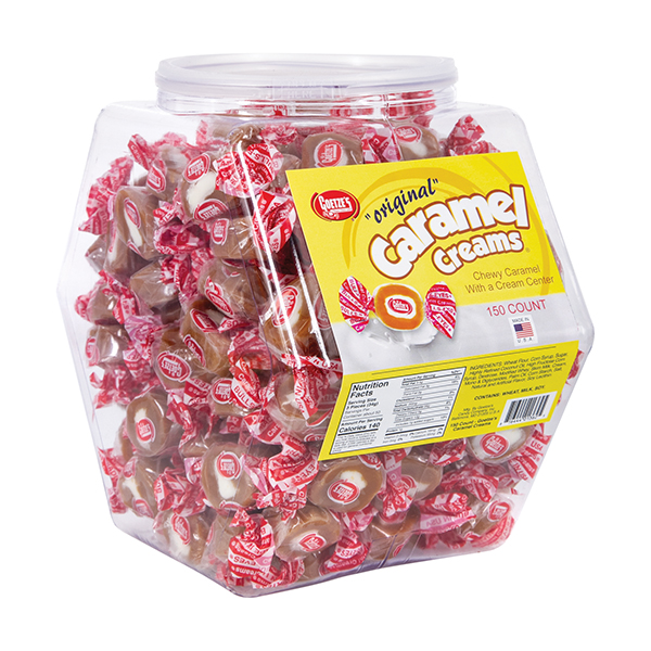 Goetze's Original Caramel Creams - Bulk Display Tub - 150ct