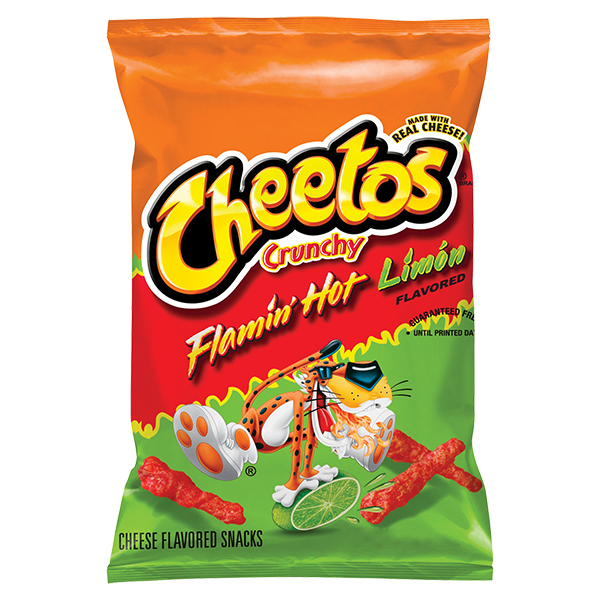 Cheetos® Flamin' Hot Limon Crunchy Cheese Flavored Snacks, 1 oz