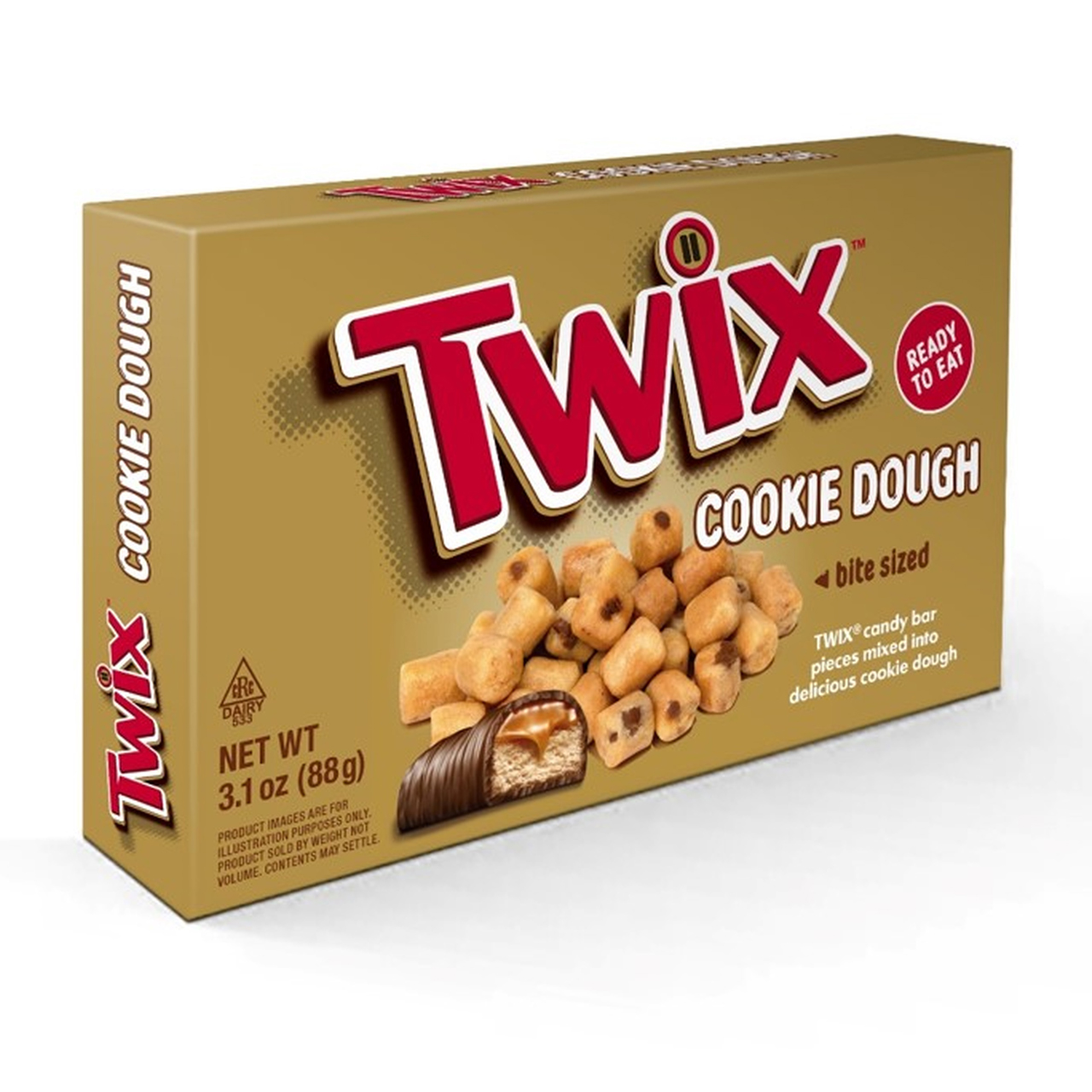 Theater Box Candy Twix Cookie Dough Bites 12ct Display Box