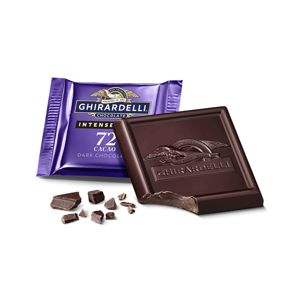 Ghirardelli Squares Intense Dark Chocolate Bulk Bag 110ct