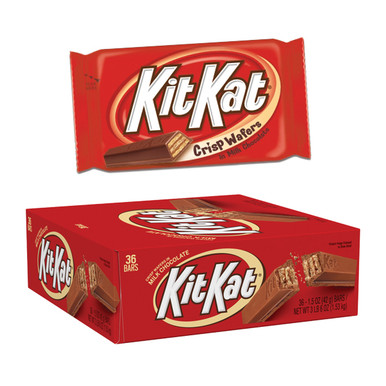 KitKat Kit Kat Crisp Wafers in Milk Chocolate - 36 / Box – Candy