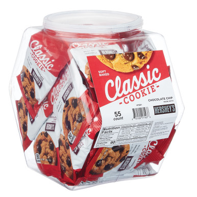 Mini Chocolate Chip Cookies Made with Hershey's - Bulk Display Tub - 55ct