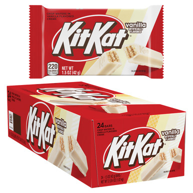 Kit Kat Vanilla Candy Bar - 24ct Display Box