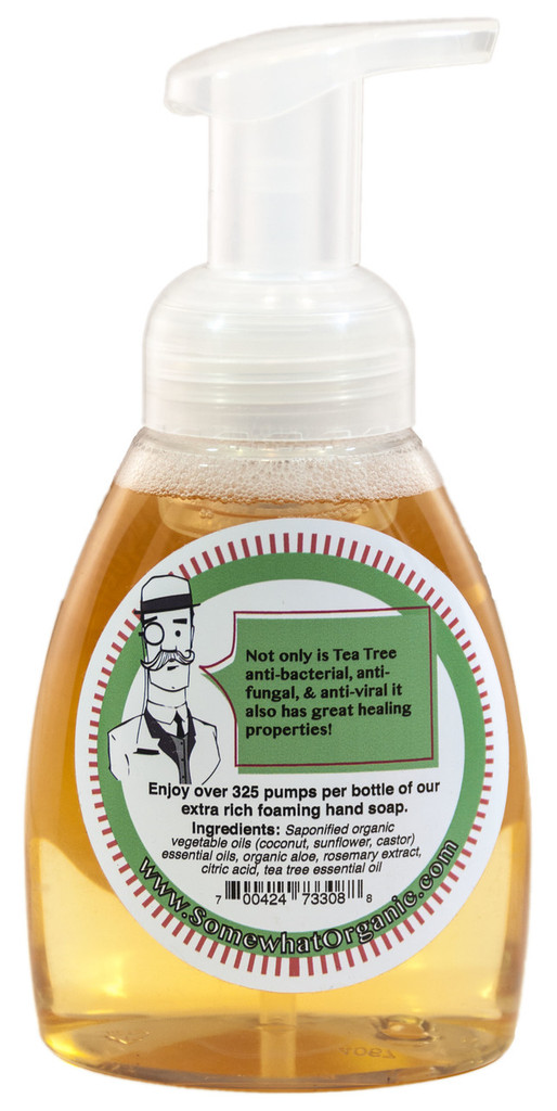 Tea Tree Organic Foaming Hand Soap - pump