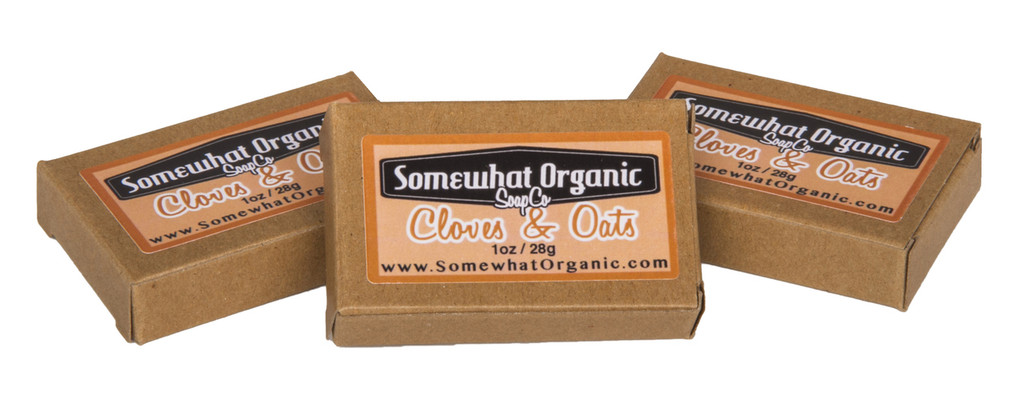 Cloves and Oats Organic Soap - 1 oz. Mini Bar