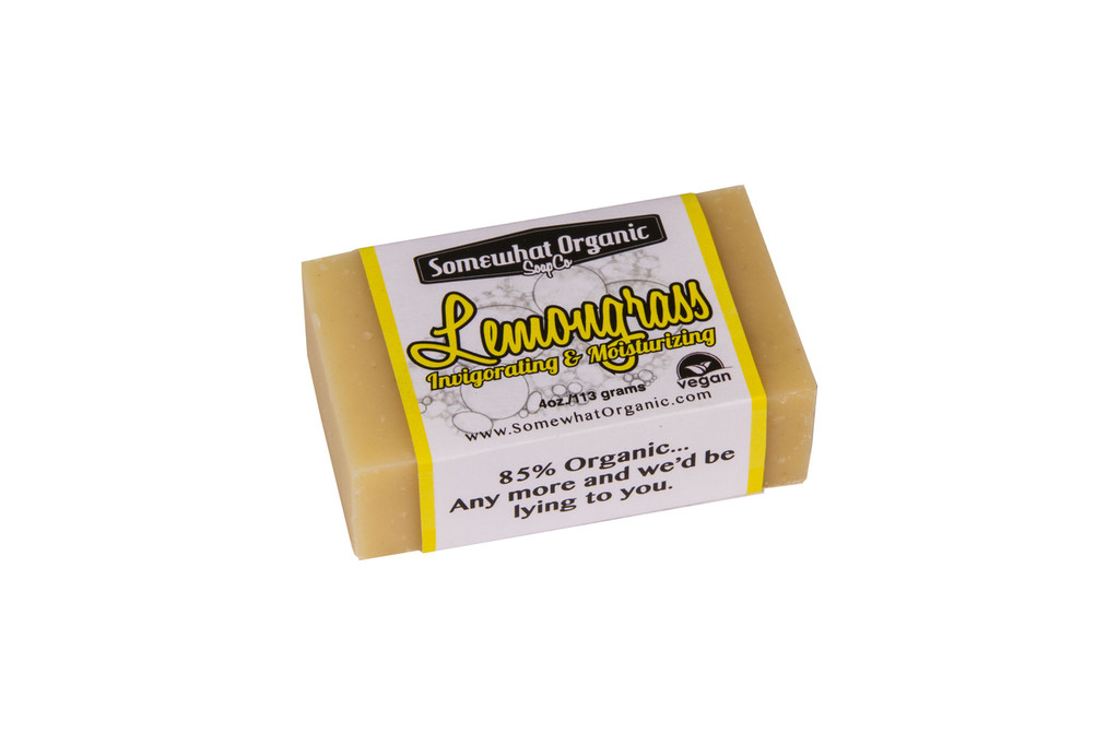 Lemongrass Organic Soap - 4 oz Bar