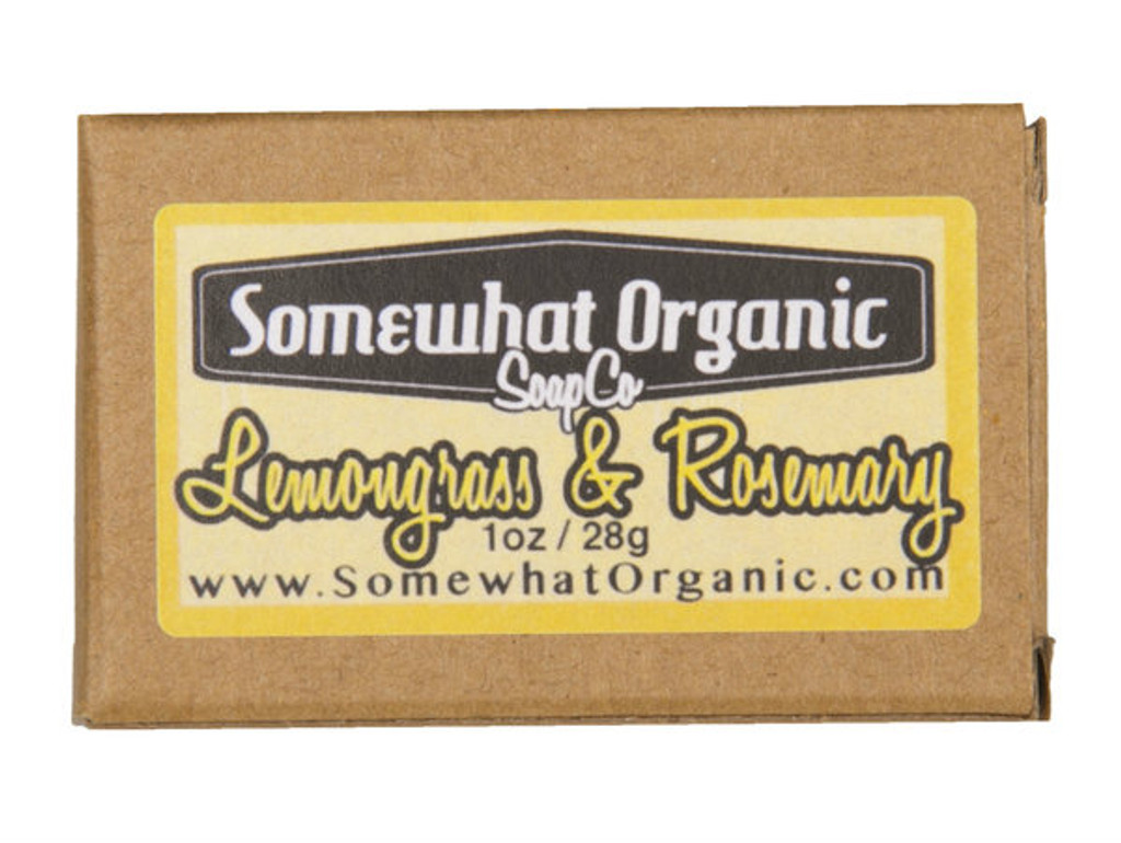 Lemongrass & Rosemary  Organic Soap - 1 oz. Mini Bar