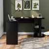 Corner Desk Office Desk for Home,Easy to Assemble (Black)