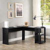 Corner Desk Office Desk for Home,Easy to Assemble (Black)