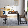 Dining Table and Chairs,bench Set Industrial style Retro Kitchen Dining Table Set