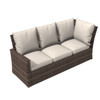 Abrihome 7 Seater Dining Set with  Fire Pit Table