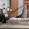 Details of Abrihome Set of 2 Button Pattern Dining Chair