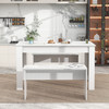 Dining Table with 2 benches Dining Table Set for Kitchen