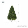 5/7/9-Layer Green Christmas Tree with Optional Auto-Adjusting Lights—PAT-002