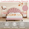 Soft suede material, easy to clean and gentle on skin