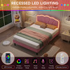 The LED light belt is controlled by mobile APP or remote control