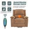 Features 8 vibrating massage points, 2 intensity options, and lumbar heating