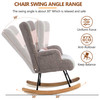 chair swing angle range