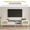 breathable rattan door frame
