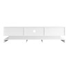 1 TV Stand, 2 Drawers, 1 Open Shelf, LED Lights, Remote Control.