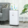 HOMCOM 16L Portable Dehumidifier with LED Display, Sleep Mode & 24H Timer