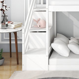 Details of Bunk Bed with Stairs and Slide