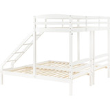 Bunk Bed Triple Sleeper with Side Ladder for Children and Teens 3FT