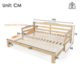 Details of Abrihome Daybed Cabin Bed Single Guest Bed Sofa Bed