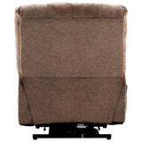 Abrihome Electric Power Lift Recliner Chair Sofa with Massage and Heat for Elderly 2 Side Pockets USB Ports Single Recliner Chairs for Living Room Overstuffed Fabric Reclining