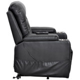 Abrihome Electric Power Lift Recliner Chair Sofa for Elderly, 3 Positions, Side Pockets and 2 Cup Holders, Remote control, Faux Leather