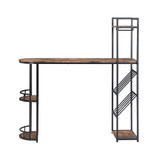 Details of Abrihome Industrial Bar Table Set with 2 Chairs