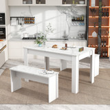 Dining Table with 2 benches Dining Table Set for Kitchen