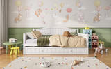 Daybed with Trundle Bed Sofa Bed,