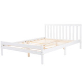 Bed Frame, Double Bed 4ft6 Solid Wooden Bed Frame