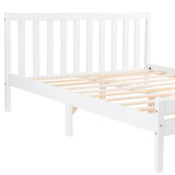 Bed Frame, Double Bed 4ft6 Solid Wooden Bed Frame