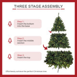 5/7/9-Layer Green Christmas Tree with Optional Auto-Adjusting Lights—PAT-002