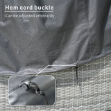 Round Waterproof Rain Cover – Anti-Leak Design with Reinforced Hem (235*70)